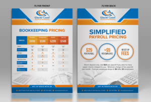 Flyer for a Payroll and Bookkeeping Companmy | Diseño de Flyer por SAI DESIGNS