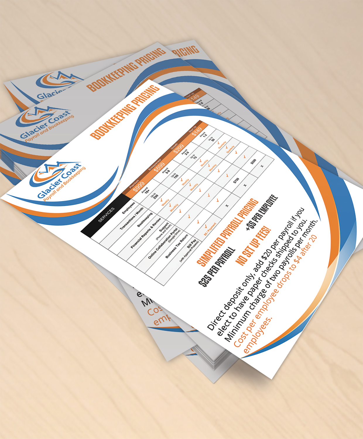 Flyer Design by Spydaman for Glacier Coast | Design #17706496