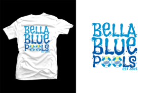 Bella Blue Pools  | T-Shirt-Design von D'Mono