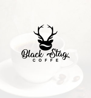 Black Stag Coffee | Logo Design by Firstception