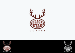 Black Stag Coffee | Logo Design by dan-D-dan