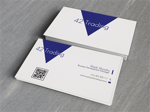 Business Card Design by E.G for Forty Two Trading PTY LTD | Design: #2749485