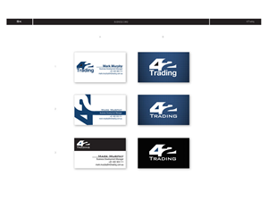 Business Card Design by Designer chick for Forty Two Trading PTY LTD | Design: #2741918