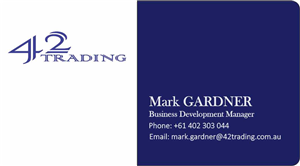 Business Card Design by shakeer for Forty Two Trading PTY LTD | Design: #2786626