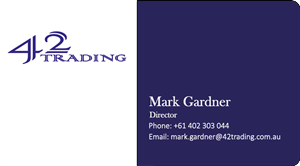 Business Card Design by shakeer for Forty Two Trading PTY LTD | Design: #3098771