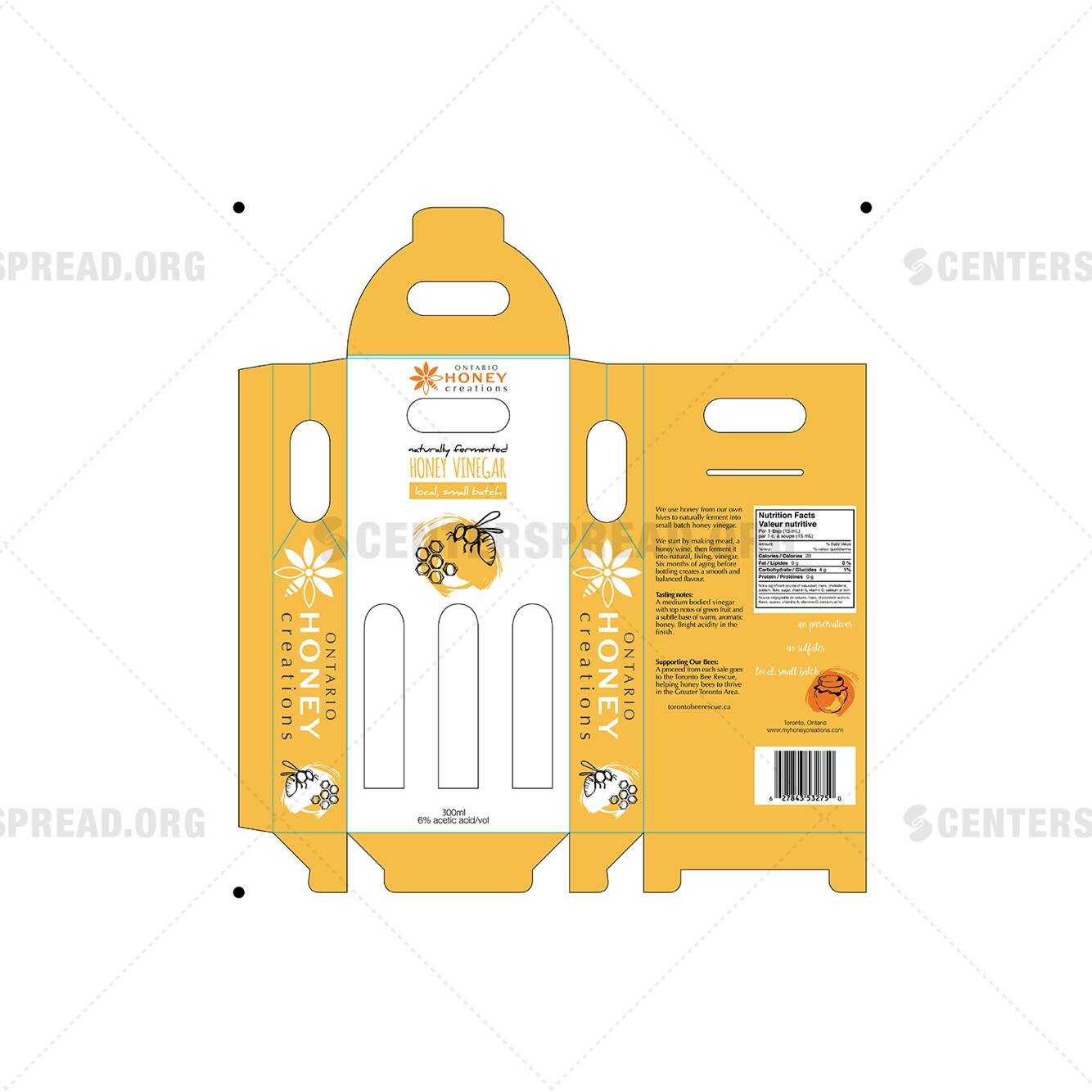 Packaging Design by CENTERSPREAD for Toronto Bee Rescue | Design #17658756