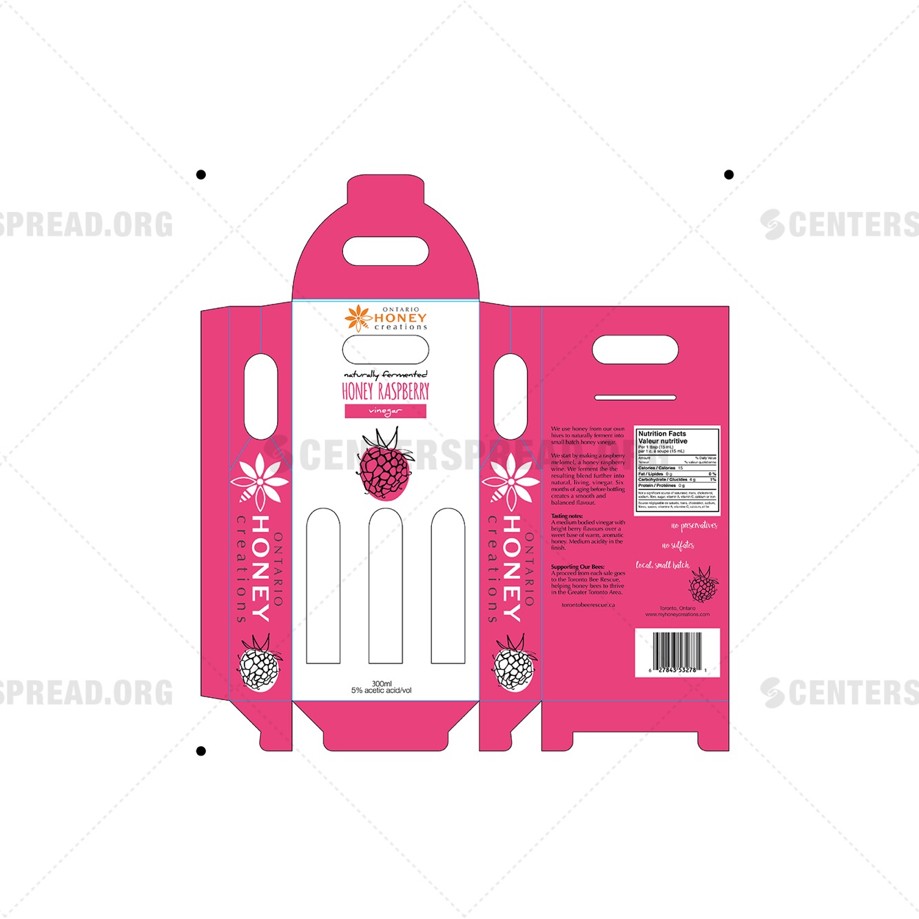 Packaging Design by CENTERSPREAD for Toronto Bee Rescue | Design #17658757