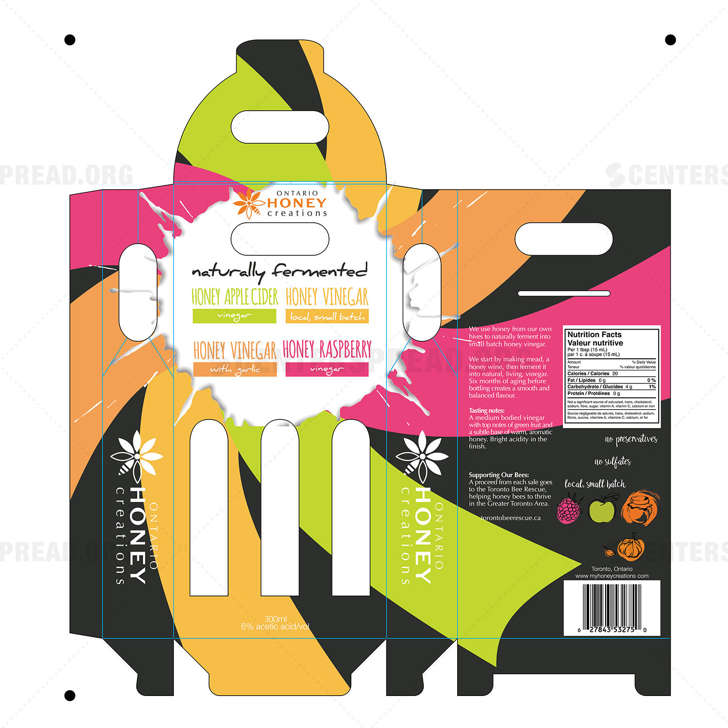 Packaging Design by CENTERSPREAD for Toronto Bee Rescue | Design #17734984