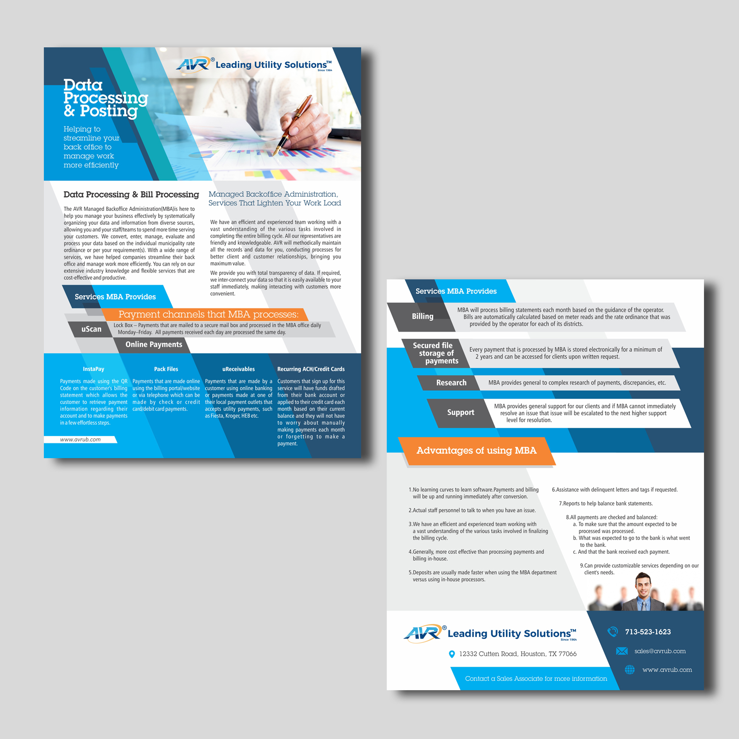 Flyer Design by uk for AVR, Inc. | Design #17658617