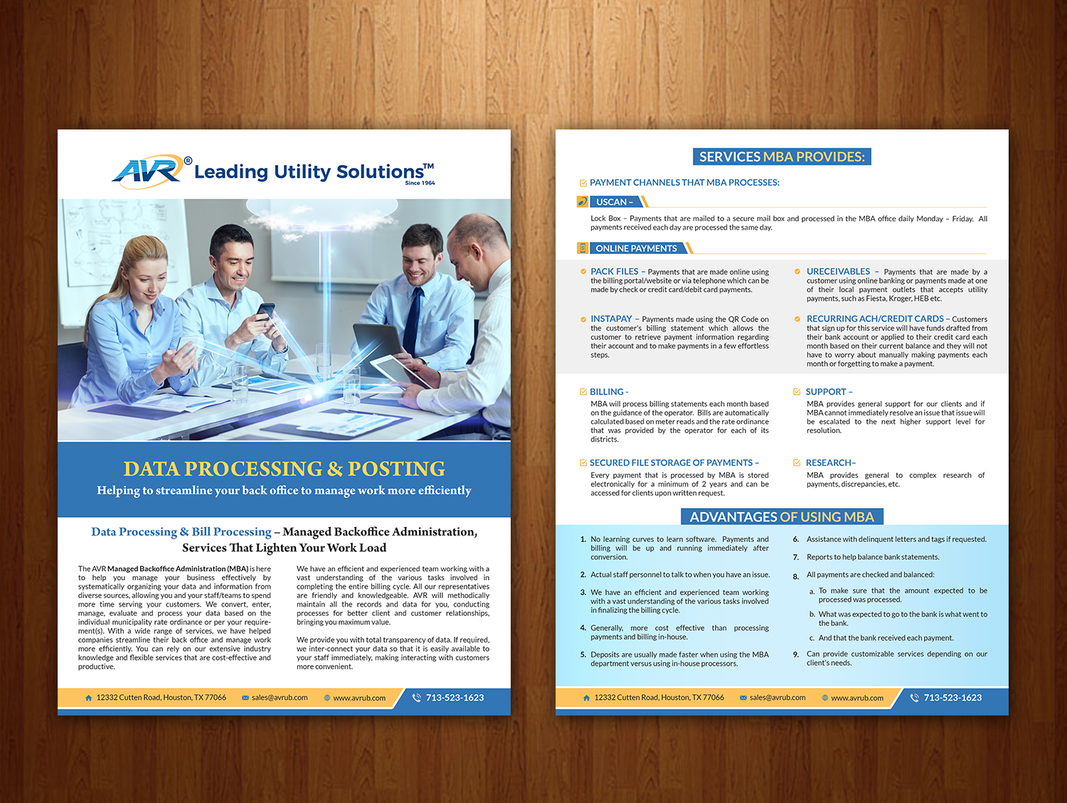Flyer Design by creative.bugs for AVR, Inc. | Design: #17658362
