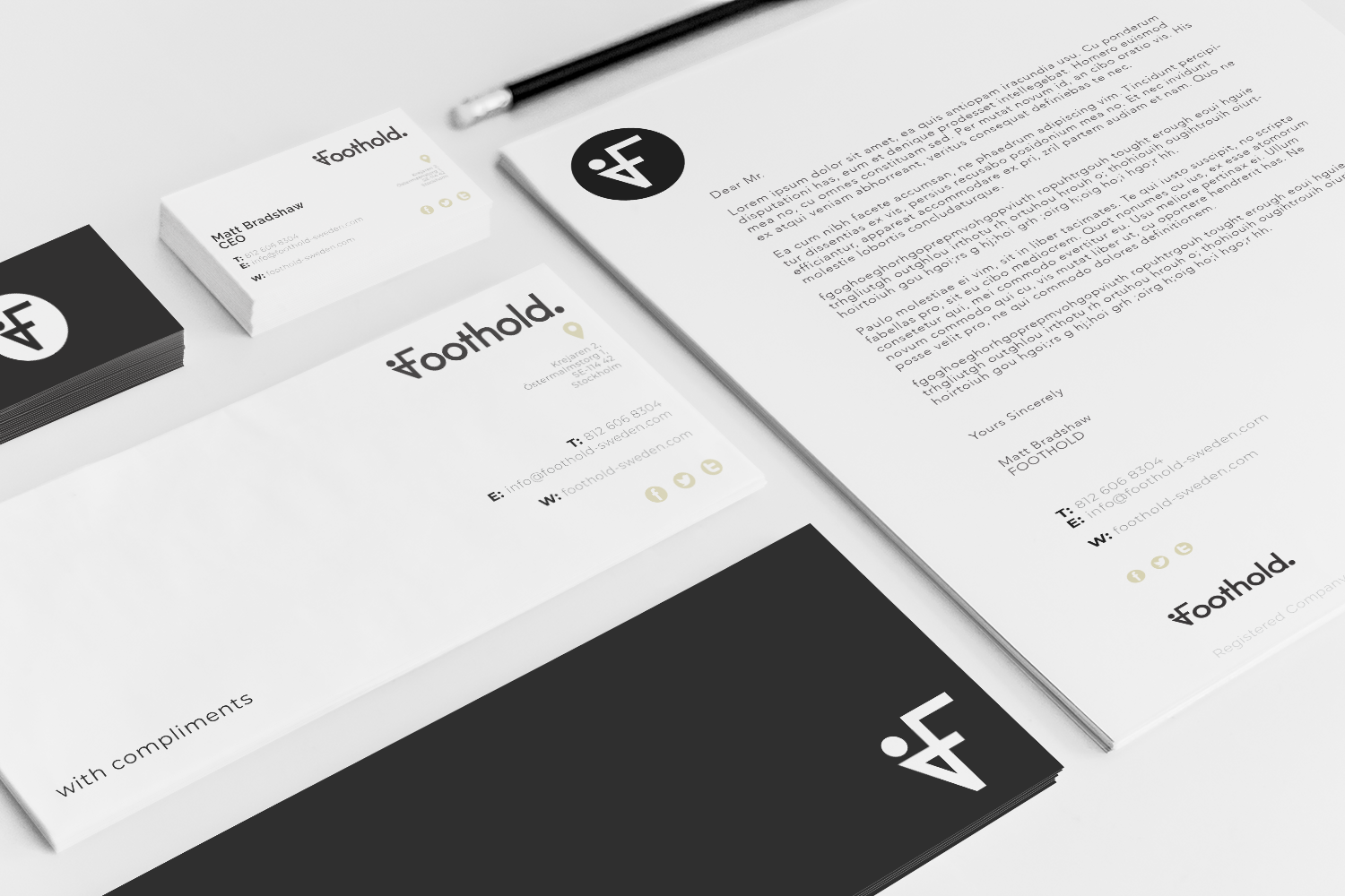 Logo-Design von Matt Bradshaw für Foothold Sweden AB | Design #17679748