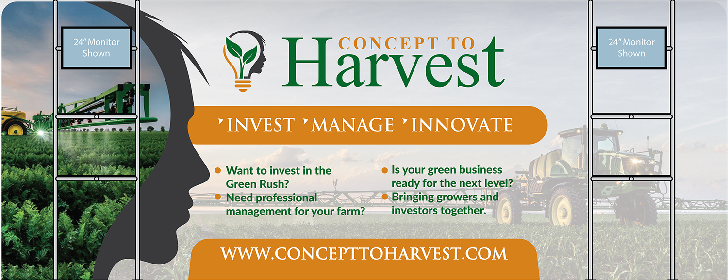 Trade Show Booth Design by Deziners Zone for Concept to Harvest | Design #17704603