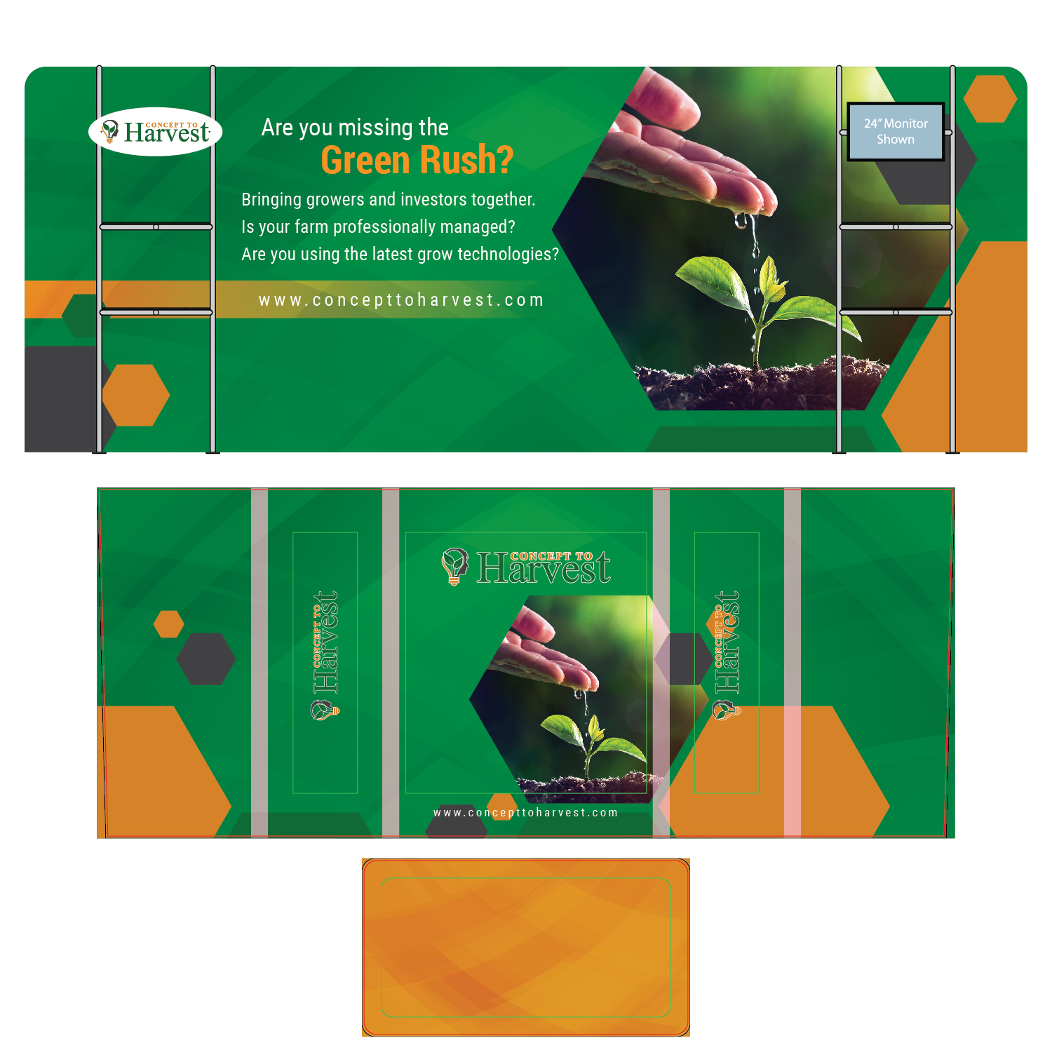 Trade Show Booth Design by Maxo-Biz for Concept to Harvest | Design #17790492