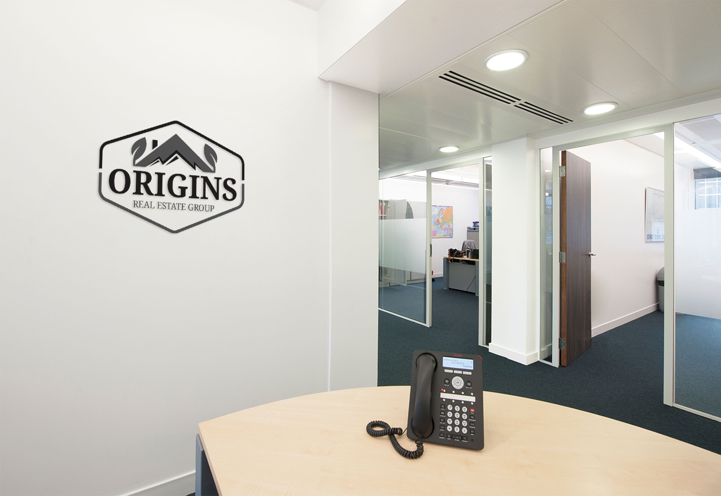 Logo-Design von Deziners Zone für Origins Real Estate Group | Design #17667182