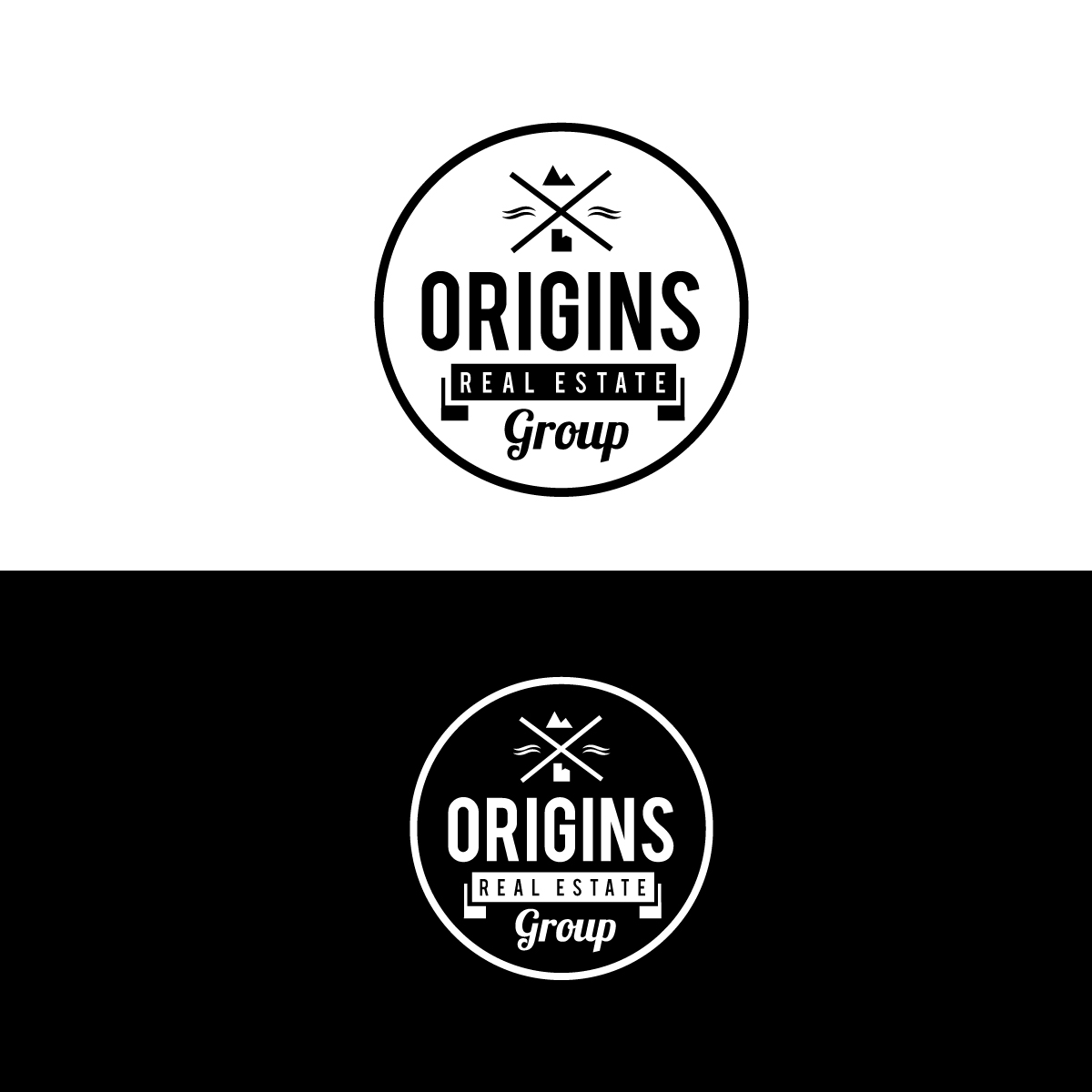 Logo Design by e-graphics for Origins Real Estate Group | Design #17659934