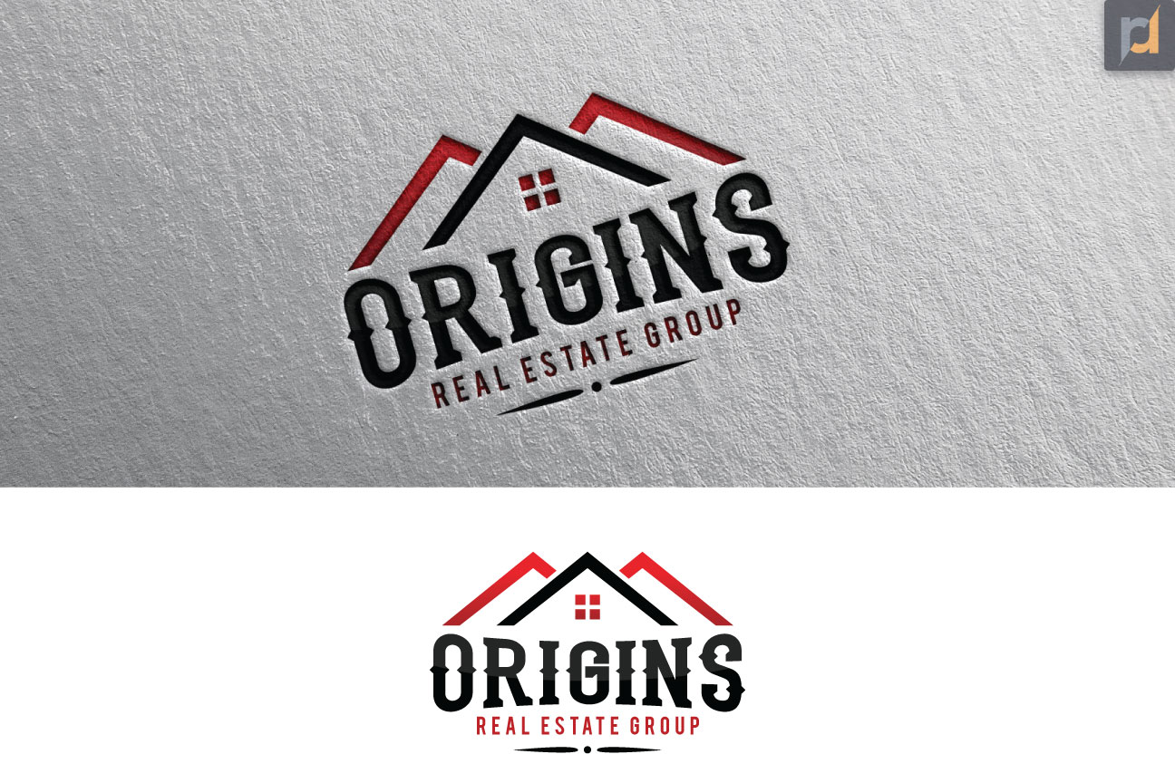 Logo Design by R.R for Origins Real Estate Group | Design: #17689465