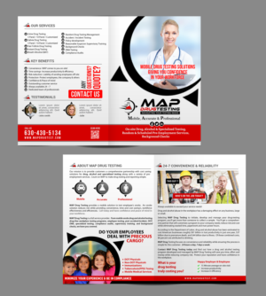 Brochure Design by chandrayaan.creative for MAP Drug Testing | Design: #17657489