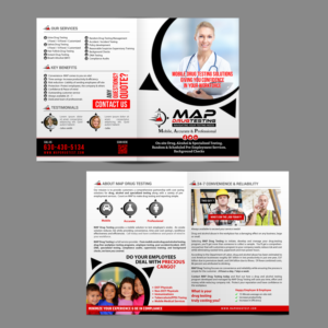 Brochure Design by chandrayaan.creative for MAP Drug Testing | Design: #17657490
