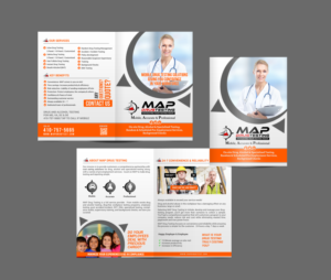 Brochure Design by chandrayaan.creative for MAP Drug Testing | Design: #17669937