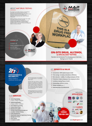 Brochure Design by ecorokerz for MAP Drug Testing | Design: #17721036