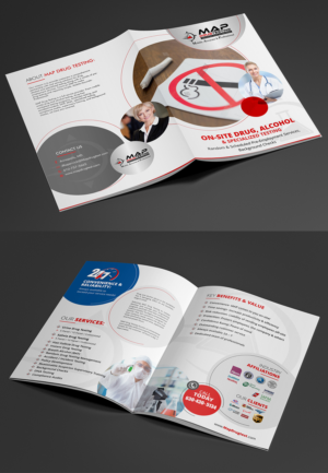 Brochure Design by ecorokerz for MAP Drug Testing | Design: #17733301
