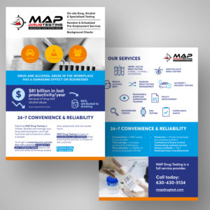 Brochure Design by pa.lepetit for MAP Drug Testing | Design: #17731260