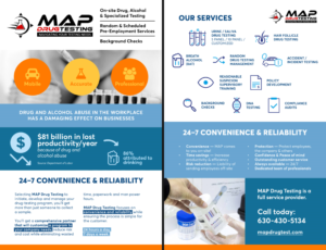Brochure Design by pa.lepetit for MAP Drug Testing | Design: #17739743
