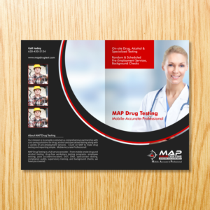 Brochure Design by barinix for MAP Drug Testing | Design: #17680271