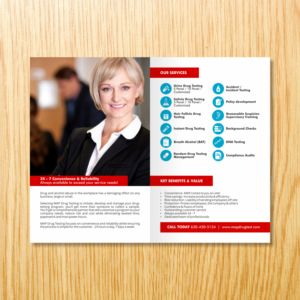 Brochure Design by barinix for MAP Drug Testing | Design: #17680272