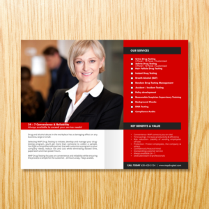 Brochure Design by barinix for MAP Drug Testing | Design: #17707906