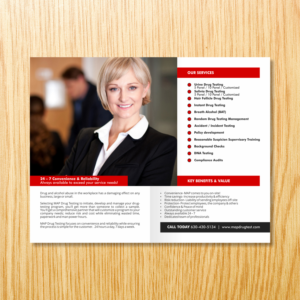 Brochure Design by barinix for MAP Drug Testing | Design: #17719612