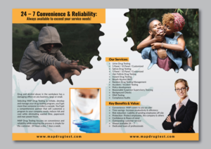 Brochure Design by Dexter Solutions for MAP Drug Testing | Design: #17727903