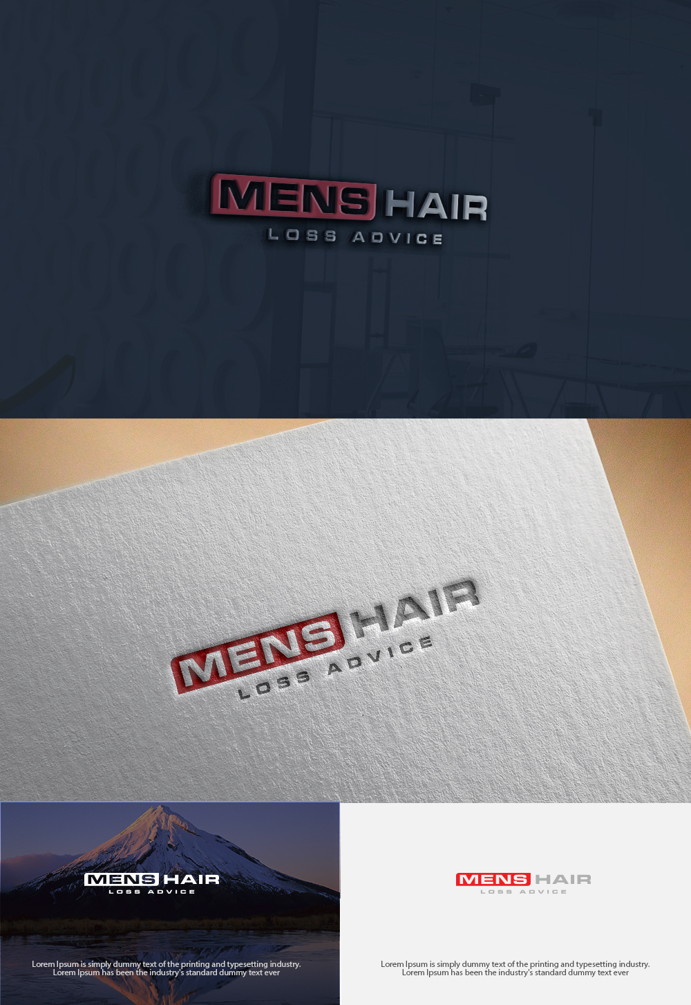 Masculine Elegant Learn Logo Design For Mens Hair Loss Advice By
