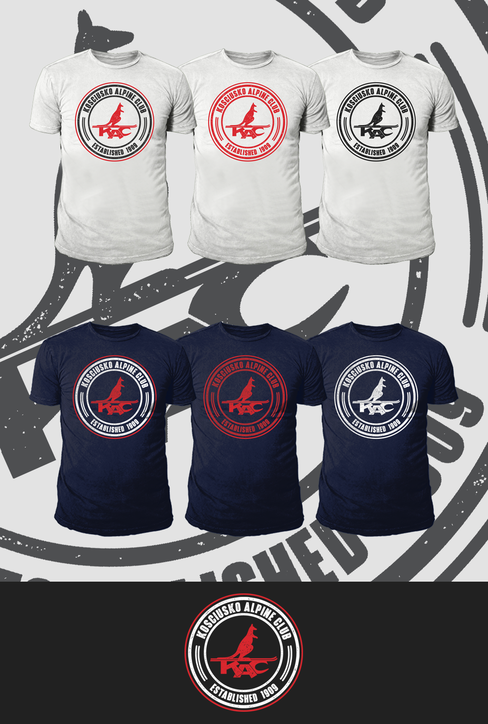 Design de T-shirt par ars.dsgn pour Kosciusko Alpine Club | Design #17732158