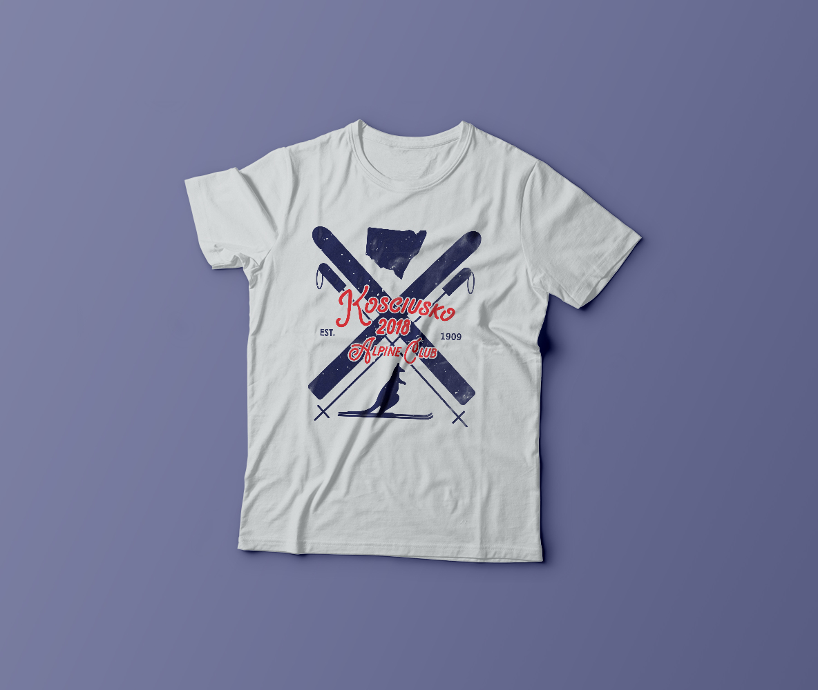 T-shirt Design by teleporter for Kosciusko Alpine Club | Design #17707161