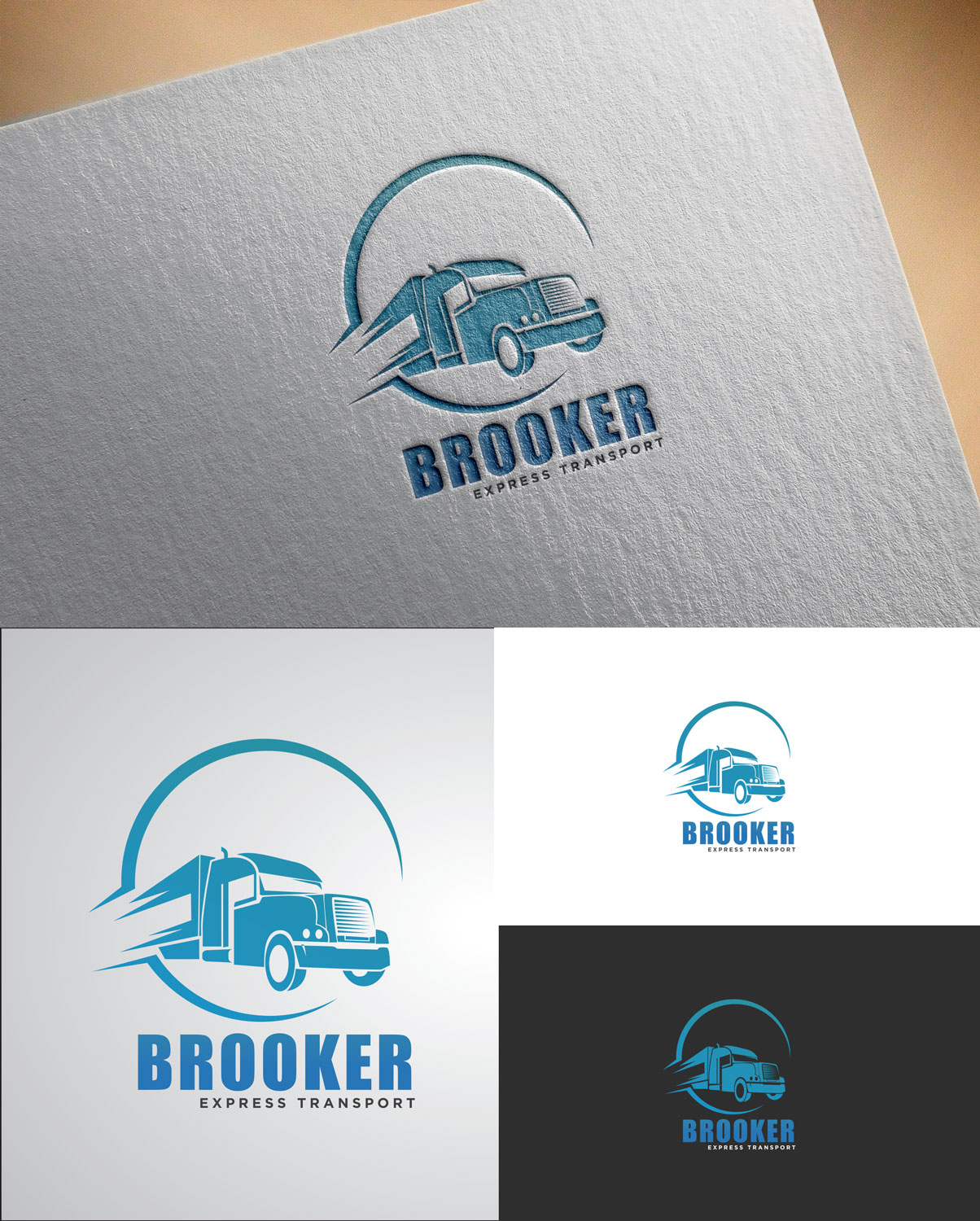 Logo Design by Arrowhead for Booker Express Transport, LLC | Design #17661737