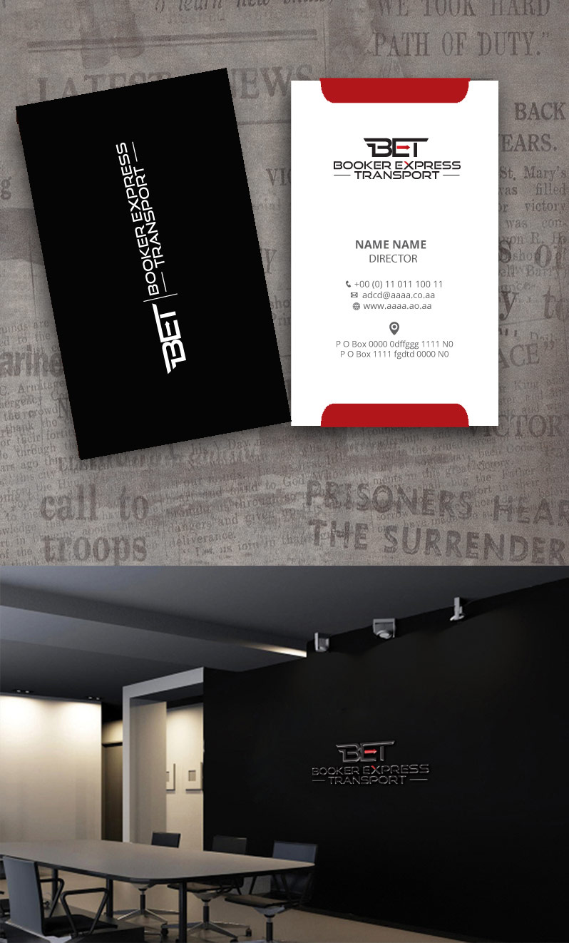 Logo Design by zebronicgraphic for Booker Express Transport, LLC | Design #17672999