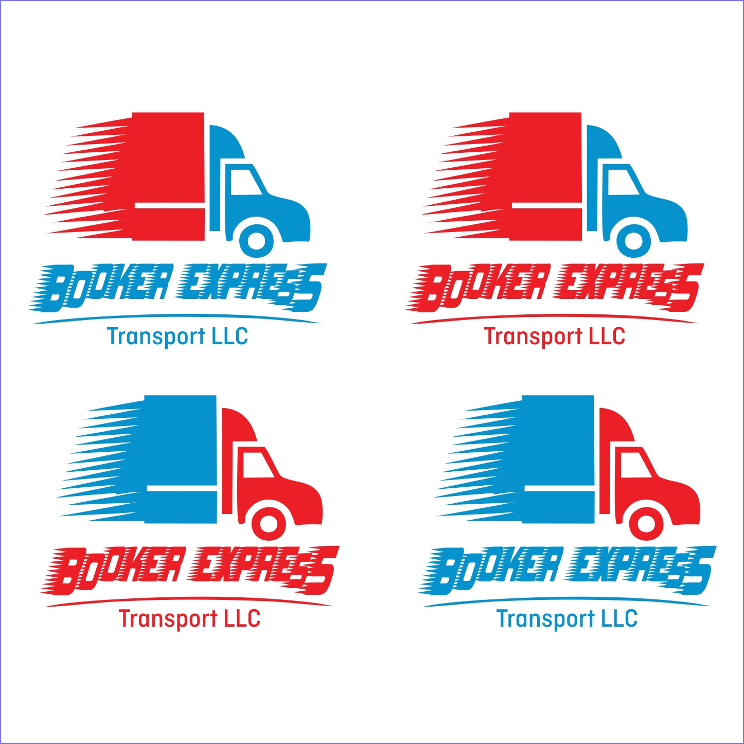 Logo Design by dmoeksa for Booker Express Transport, LLC | Design #17699872