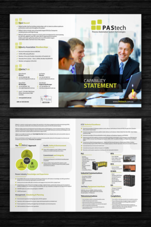 PAStech Capability Statement | Brochure Design by ecorokerz