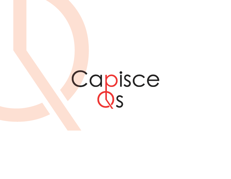 Logo Design by paoleta_y for Capisce Qs | Design #17703593