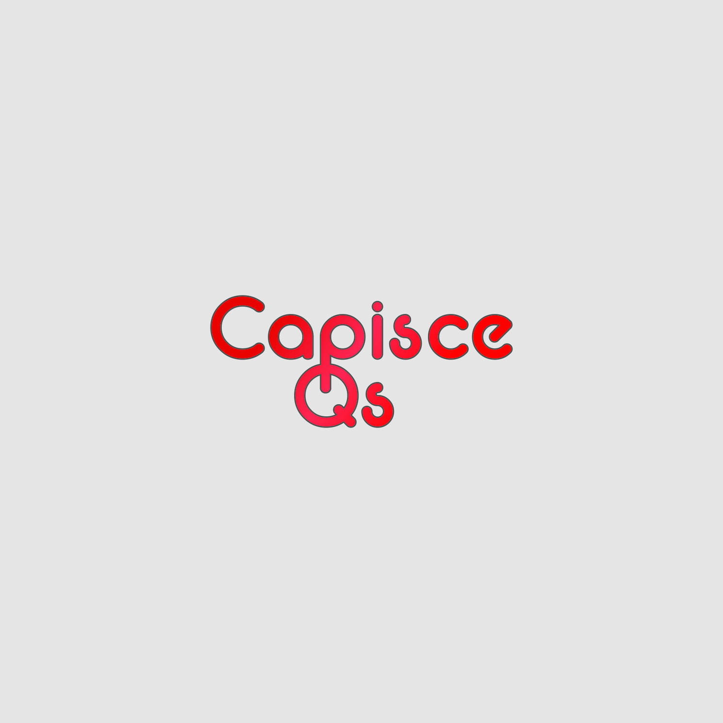 Logo Design by Erik Susanto for Capisce Qs | Design #17765420