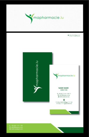  mapharmacie.lu | Logo Design by zebronicgraphic