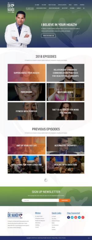 Diseño Web por pb para Ask Dr. Nandi Charities | Diseño: #17671651