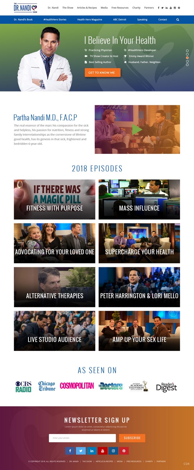 Diseño Web por pb para Ask Dr. Nandi Charities | Diseño #17671653