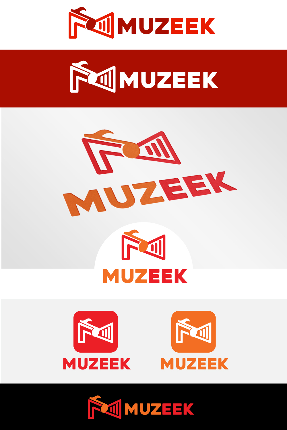 Design de Logo par Saqib Ahmad pour Muzeek | Design #17676770