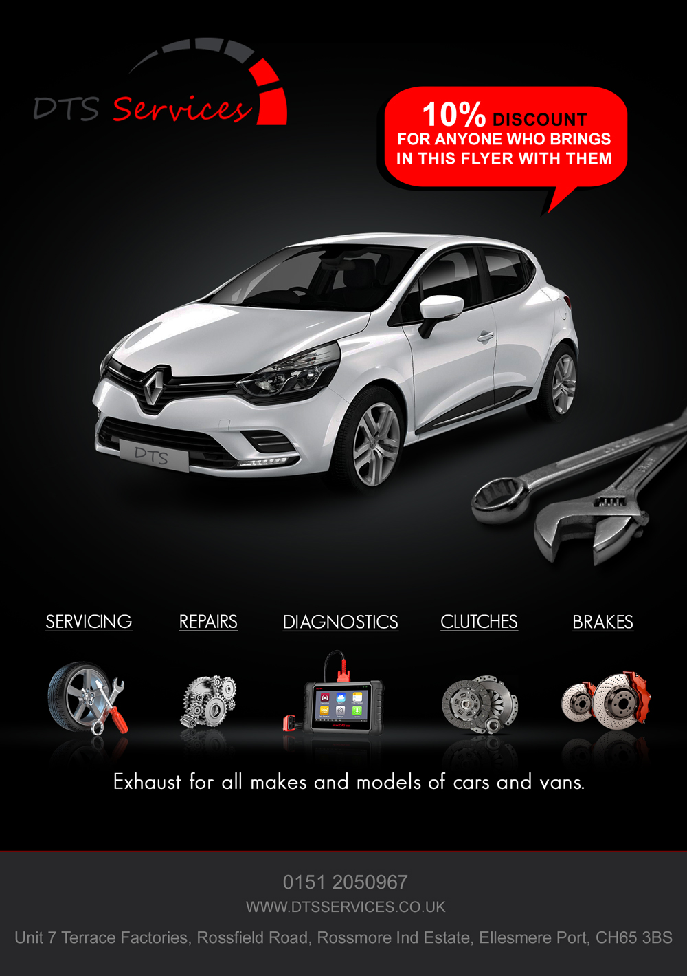 Bold Modern Auto Repair Flyer Design For A Company By V1kt0riya