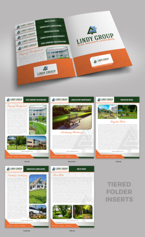 Tiered folder inserts for business presentation and bidding | Flyer-Design von SAI DESIGNS
