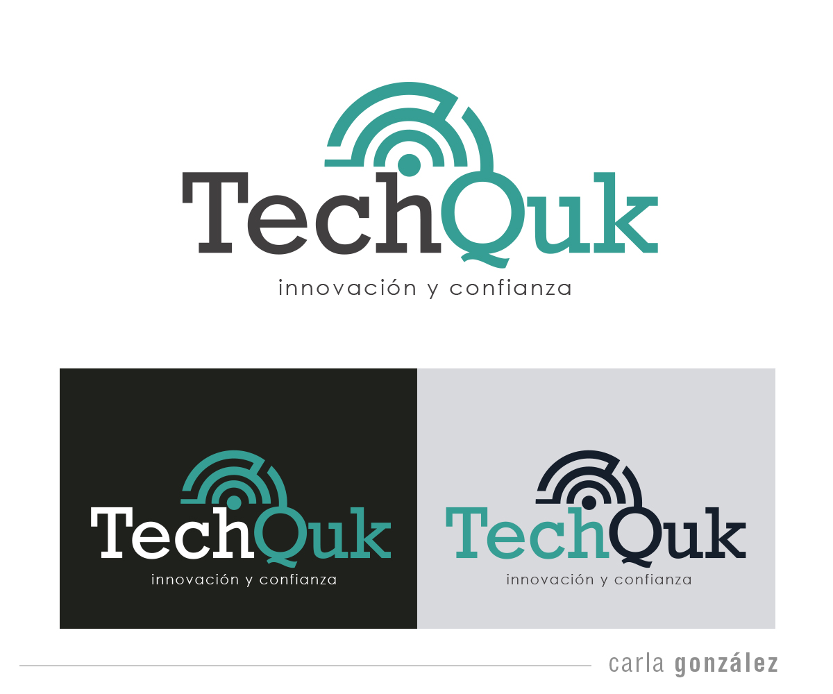 Diseño de Logo por carlagfcreative para TECHQUK SCRL | Diseño #17899349
