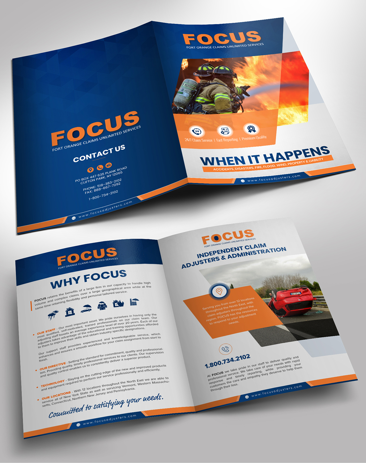 Graphic Design by SAI DESIGNS for Fort Orange Claim Service, Inc. | Design #17922979