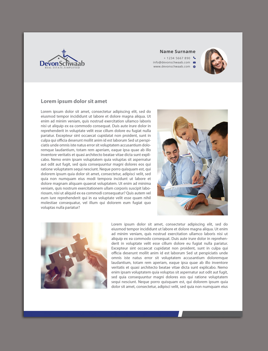 Design de Modèle Word par AbyJohns pour ce projet | Design #17701317